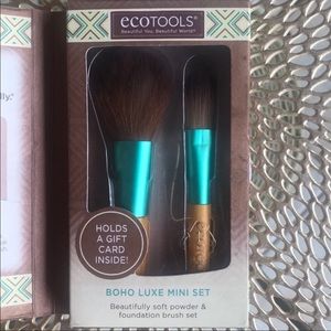 Ecotools Mini Powder & Foundation Brush Set